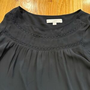 LOFT Women's Elegant Black Blouse
